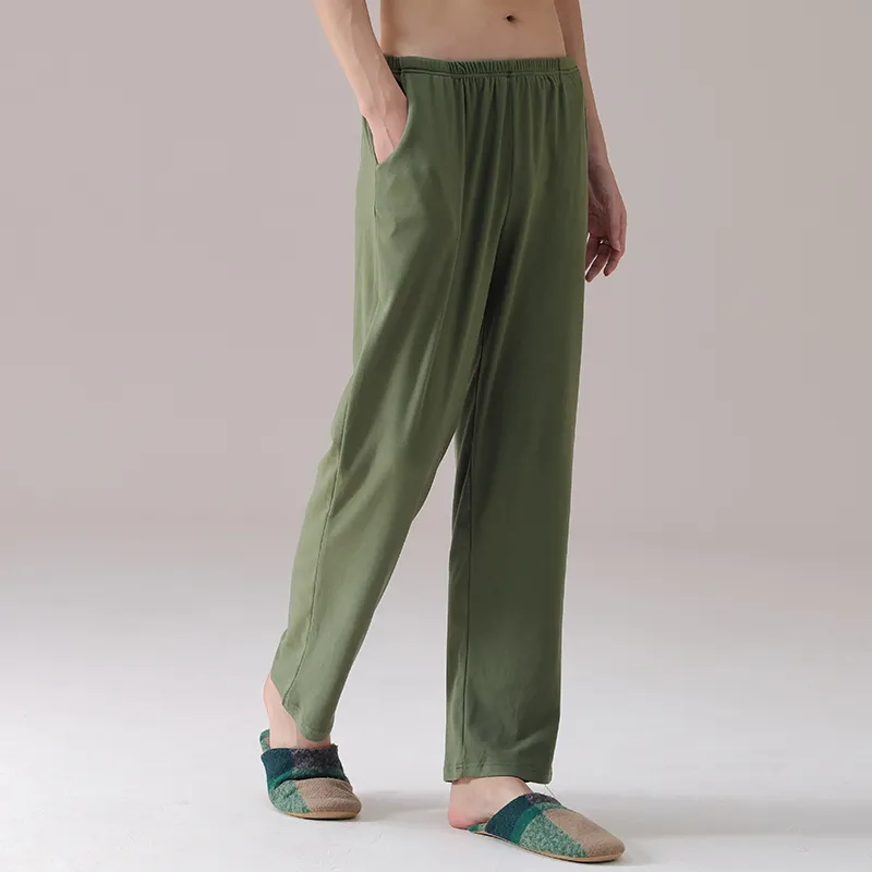 MADALLO Pajama Pants Men's Green-3