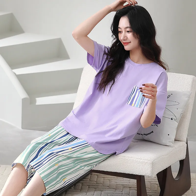MADALLO Pajama Set Women's Violet-4