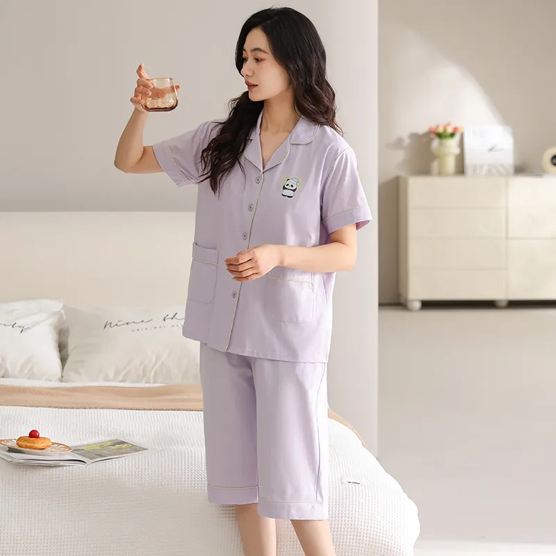 MADALLO Pajama Set Women's Light Purple-3