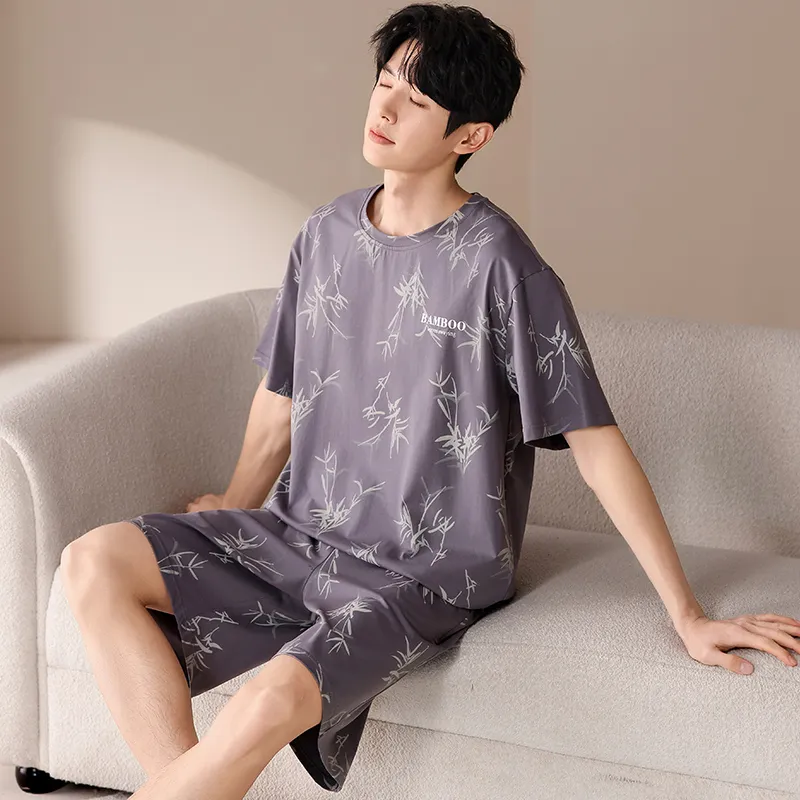 MADALLO Pajama Set Men's Dusty Blue-4
