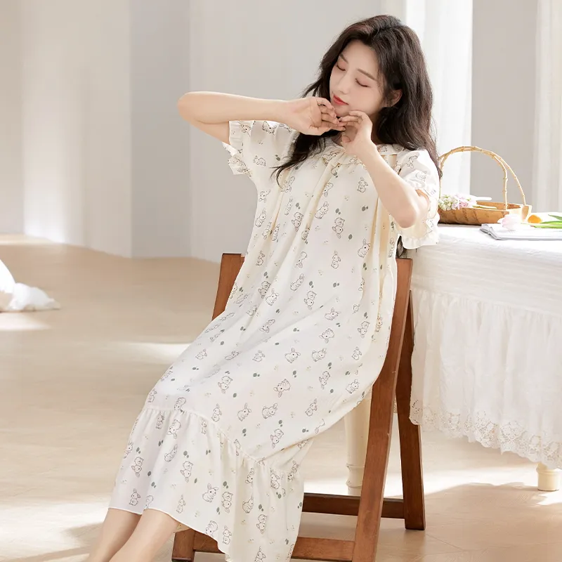 MADALLO Nightgown Women's White-7