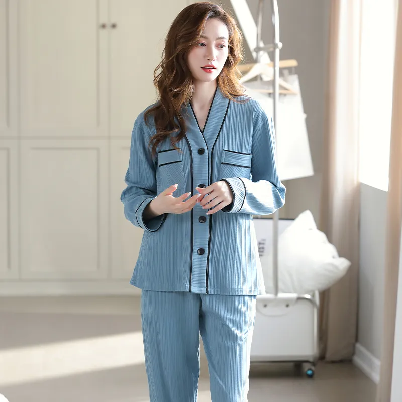 MADALLO Pajama Set Women's Sky Blue-5
