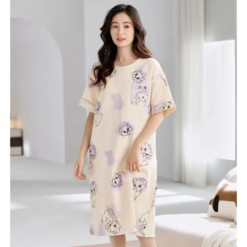 MADALLO Nightgown Women's Light Purple-3