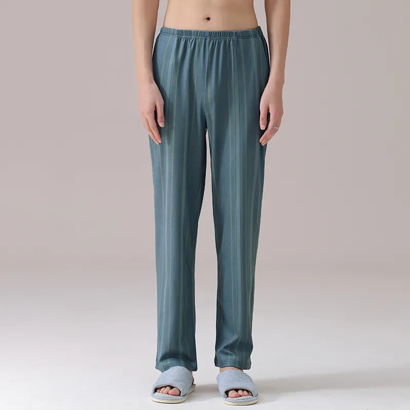 MADALLO Pajama Pants Men's Peacock Green-5
