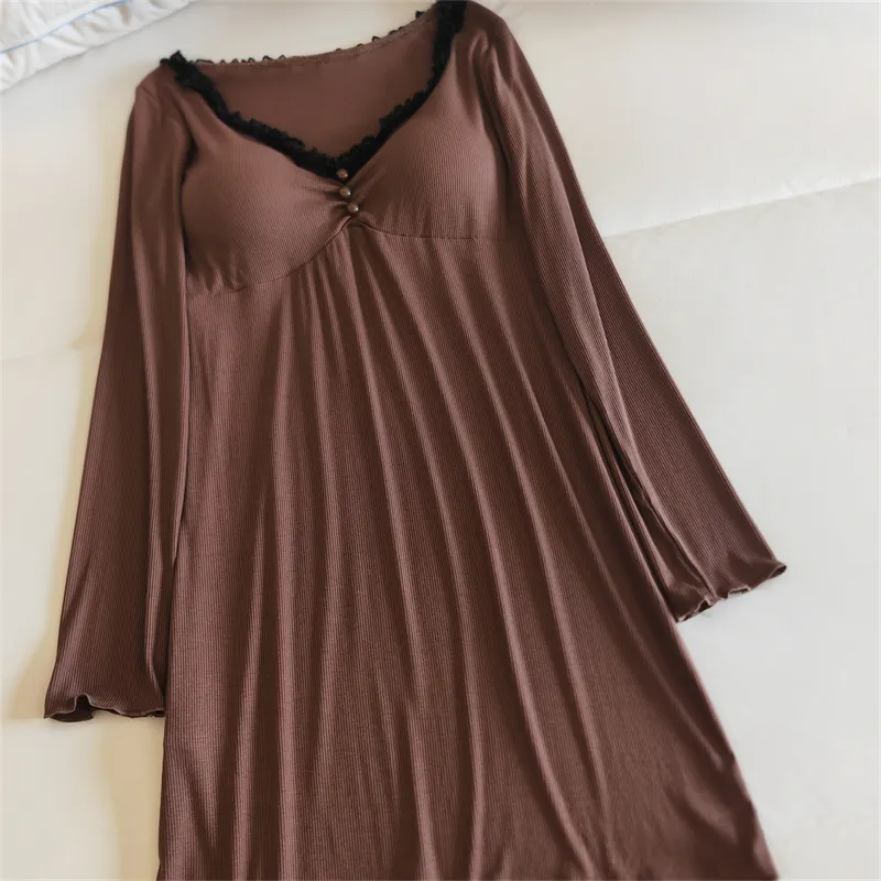MADALLO Women's Nightgowns-19