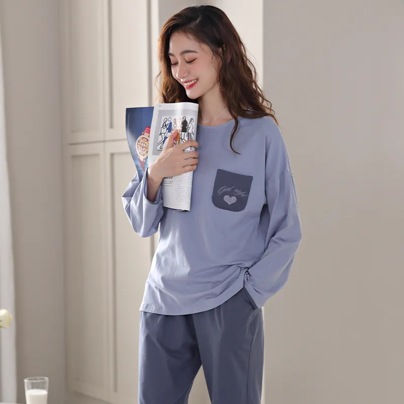 MADALLO Pajama Set Women's Steel Blue-5