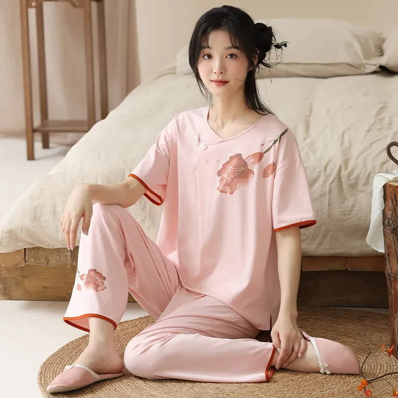 MADALLO Pajama Set Women's Light Pink-4