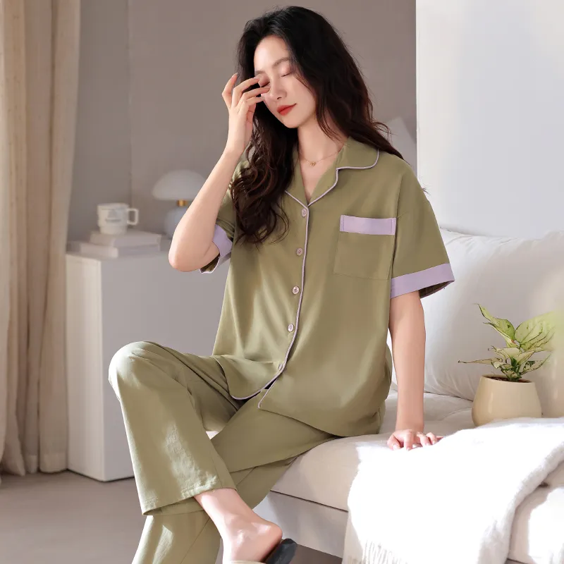 MADALLO Pajama Set Women's Olive-2