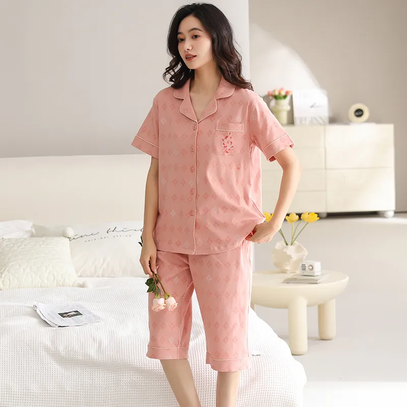 MADALLO Pajama Set Women's Peach-2