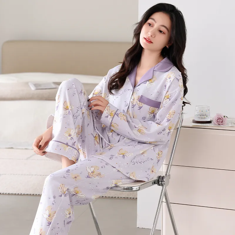 MADALLO Pajama Set Women's Light Purple-4