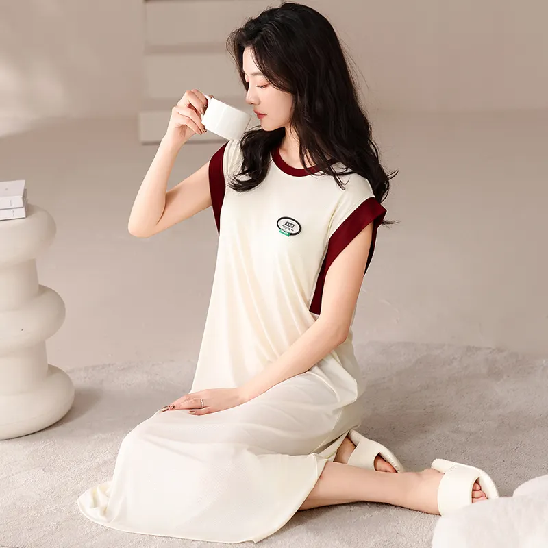 MADALLO Nightgown Women's Apricot-3