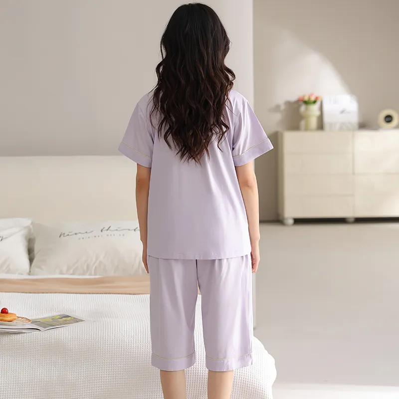 MADALLO Pajama Set Women's Light Purple-4