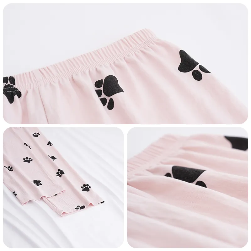 MADALLO Pajama Pants Women's Light Pink-4