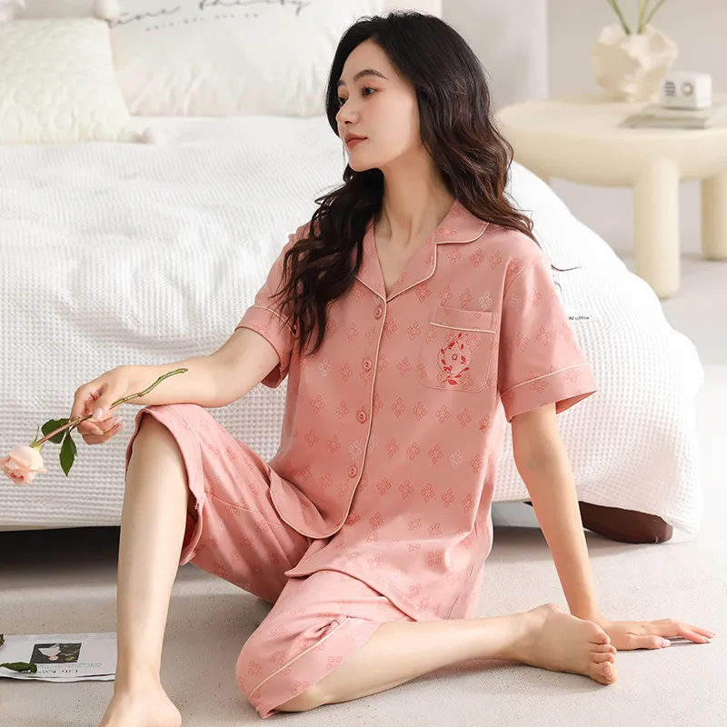 MADALLO Pajama Set Women's Peach-4