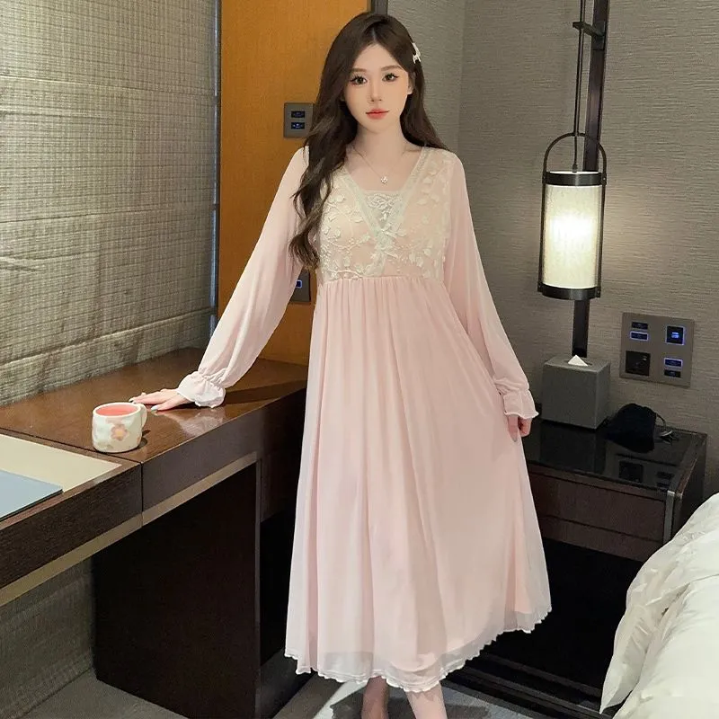 MADALLO Nightgown Women's Light Pink-4