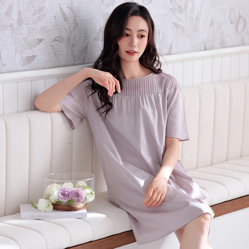 MADALLO Nightgown Women's Light Purple-3