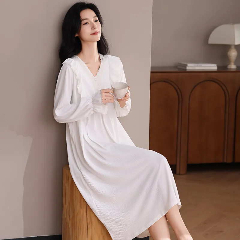 MADALLO Nightgown Women's White-3
