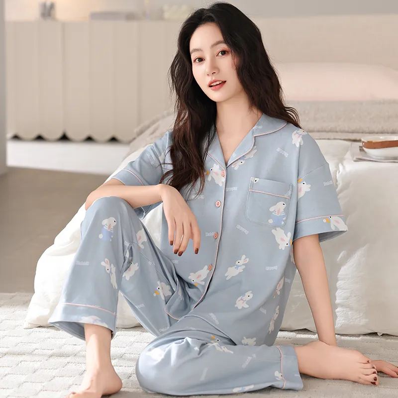 MADALLO Pajama Set Women's Sky Blue-5