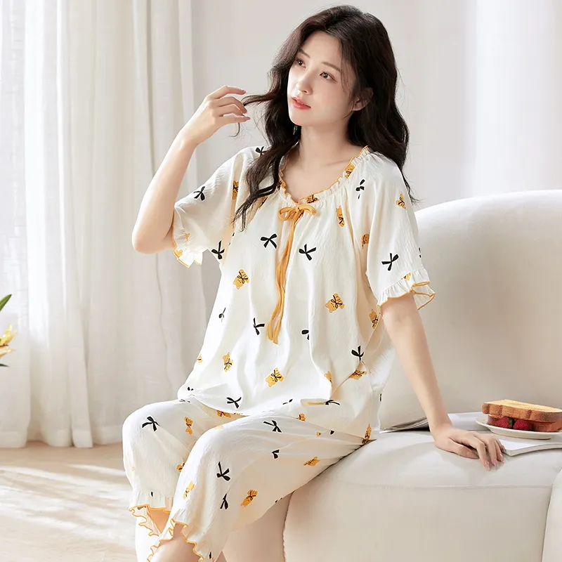 MADALLO Pajama Set Women's White-7