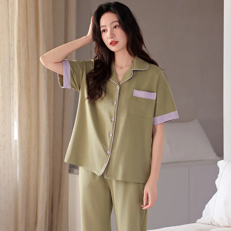 MADALLO Pajama Set Women's Olive-3