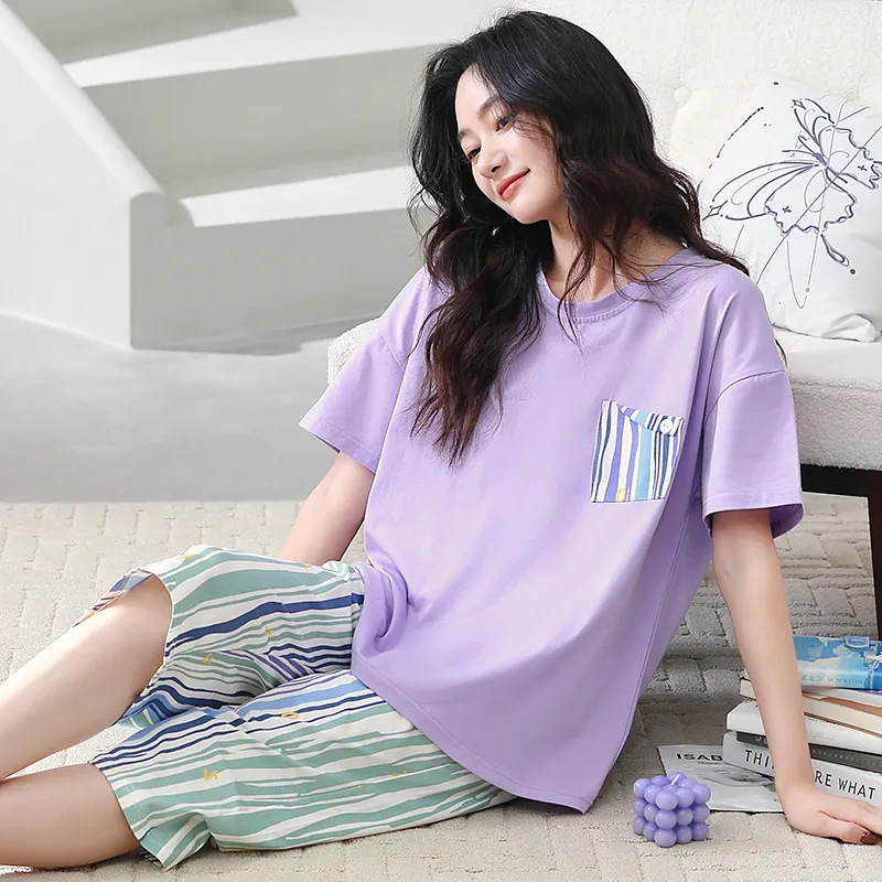 MADALLO Pajama Set Women's Violet-3