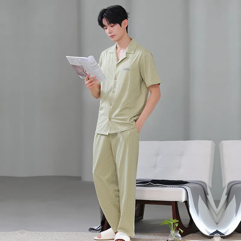 MADALLO Pajama Set Men's Matcha-4
