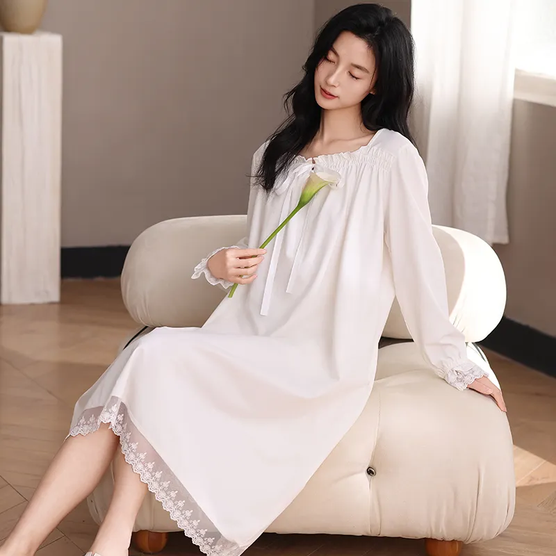 MADALLO Nightgown Women's White-5
