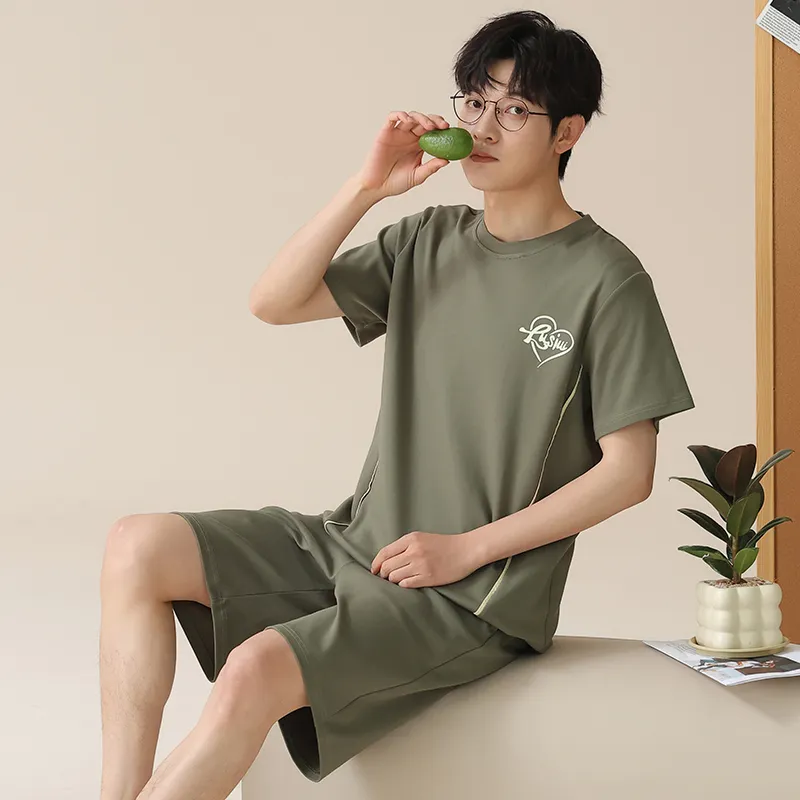 MADALLO Pajama Set Men's Dark Green-2