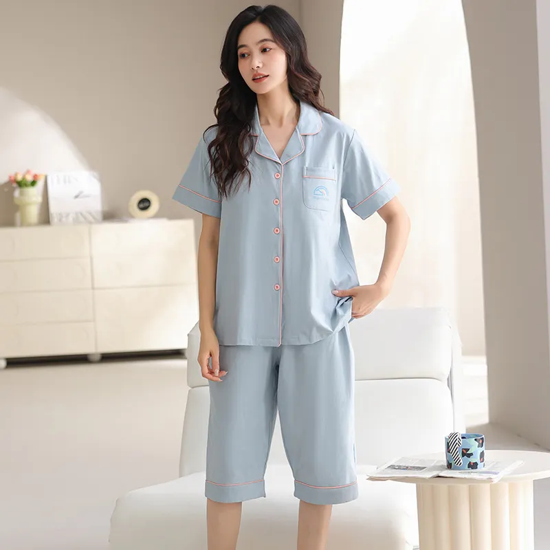 MADALLO Pajama Set Women's Sky Blue-3