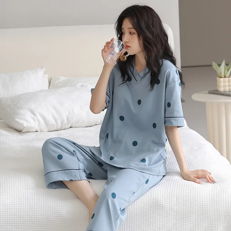 MADALLO Pajama Set Women's Sky Blue-7
