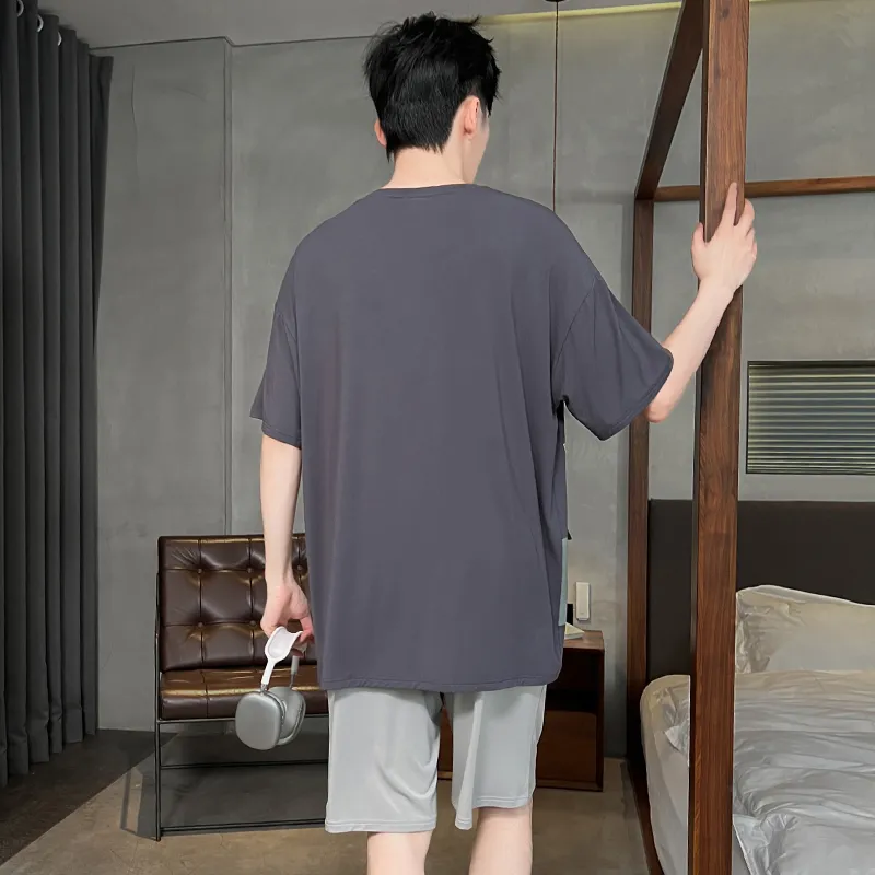 MADALLO Pajama Set Men's Slate Gray-5