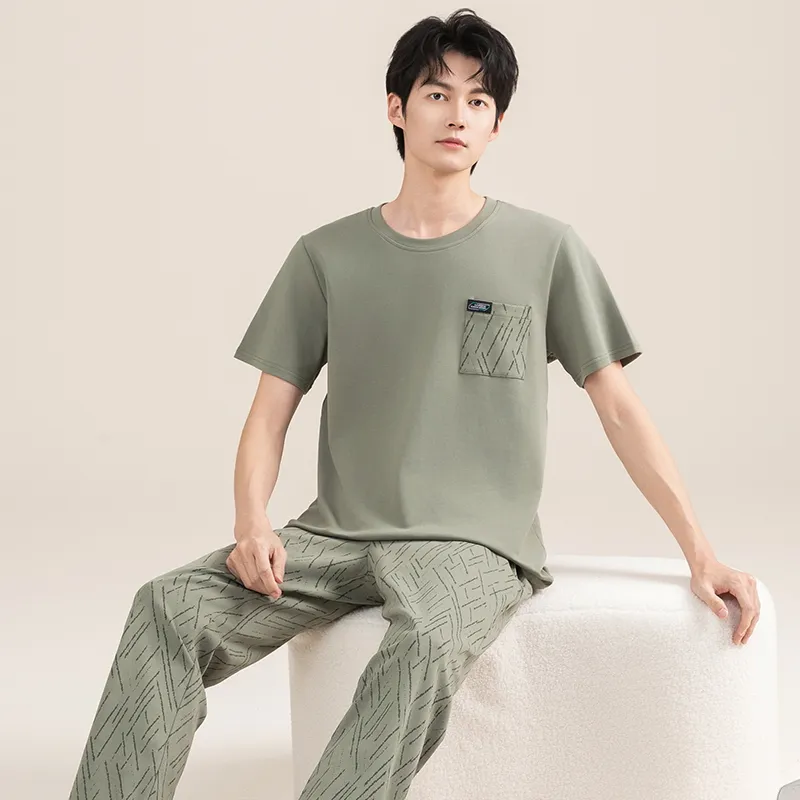 MADALLO Men Pajama Sets-4