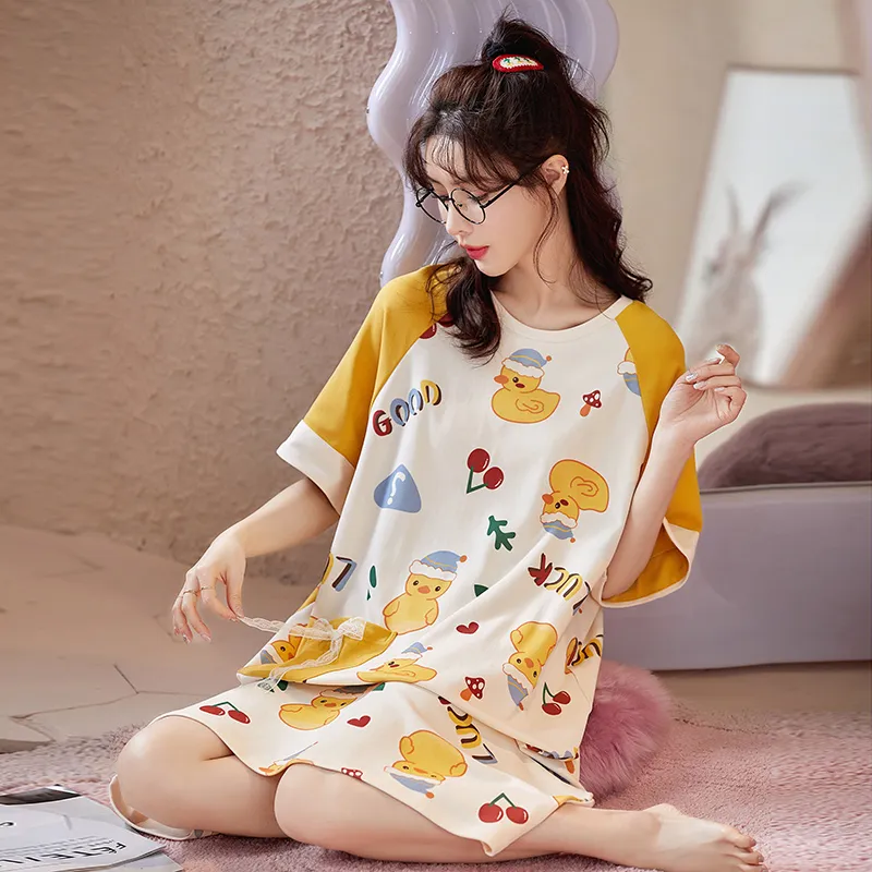 MADALLO Nightgown Women's Sunflower-4
