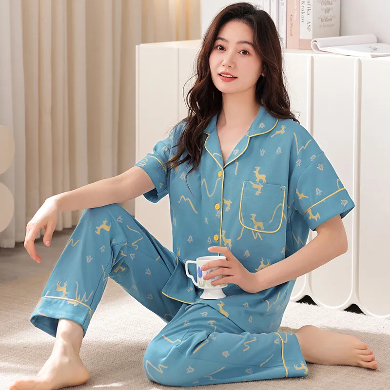 MADALLO Pajama Set Women's Sky Blue-2