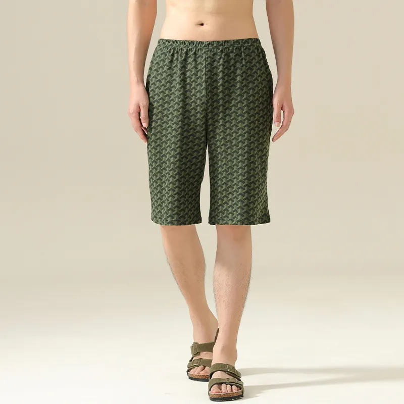 MADALLO Pajama Pants Men's Green-5