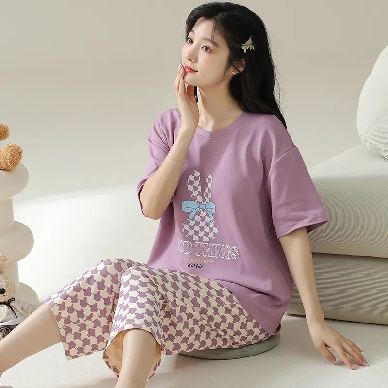 MADALLO Pajama Set Women's Dark Purple-3