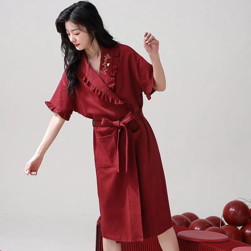MADALLO Unisex Bath Robes-7
