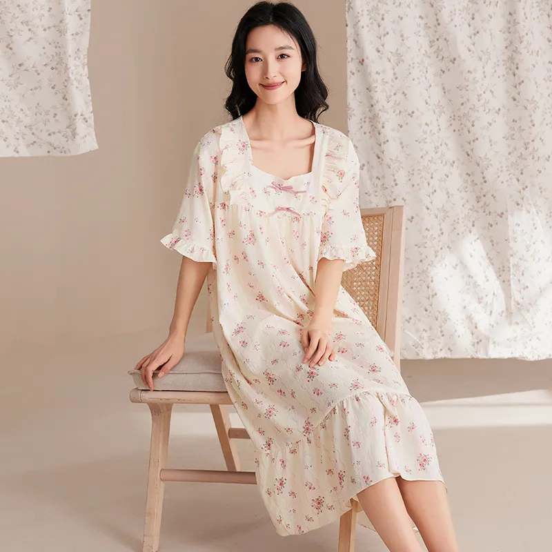 MADALLO Women's Nightgowns-2