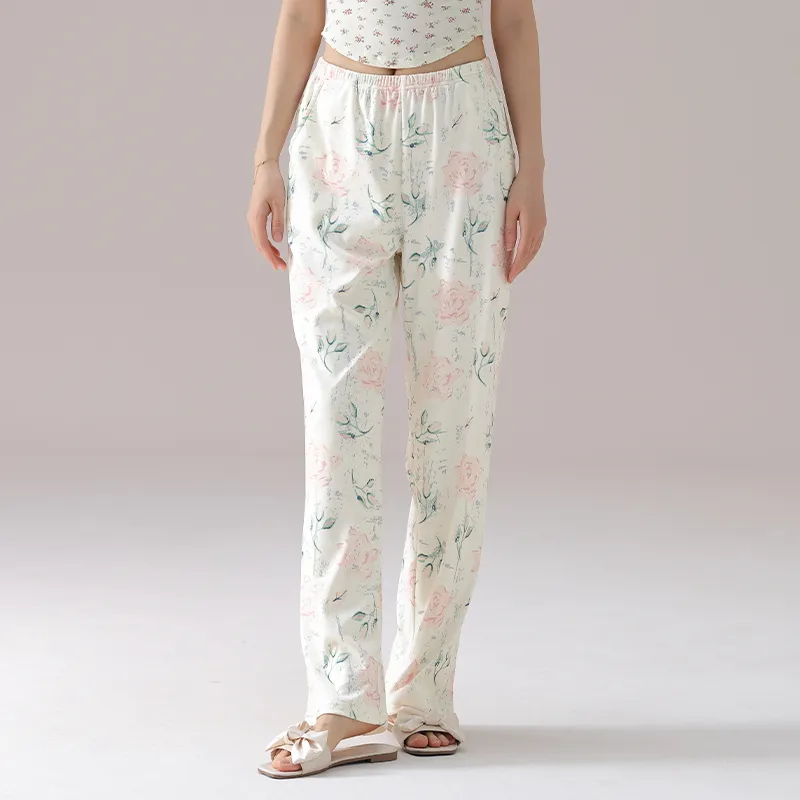 MADALLO Pajama Pants Women's White-2