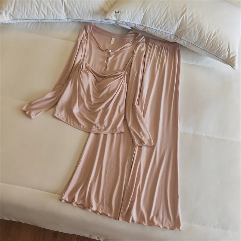 MADALLO Pajama Set Women's Nude Pink-5