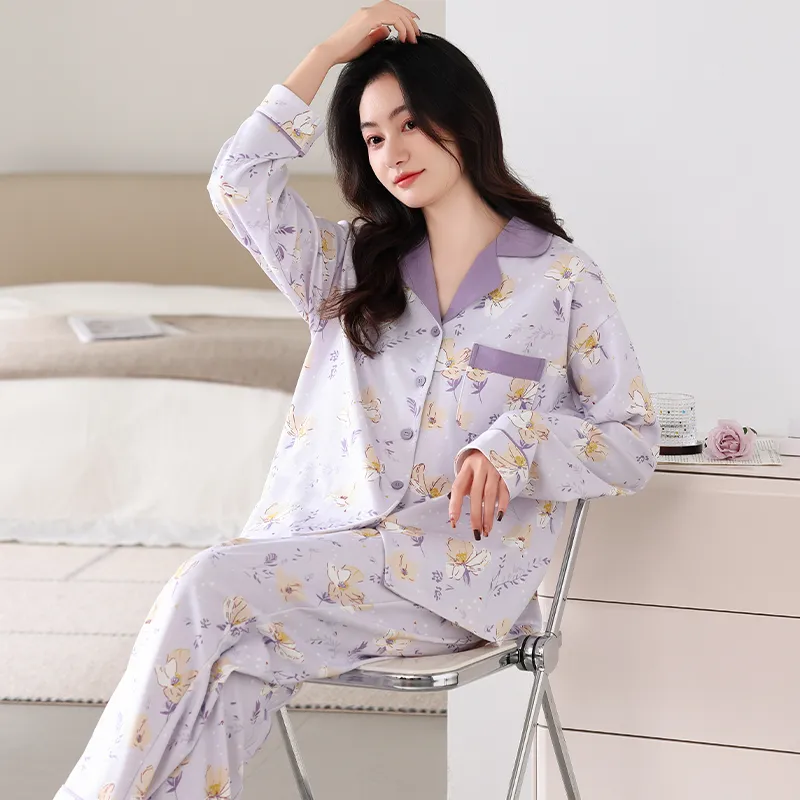 MADALLO Pajama Set Women's Light Purple-2