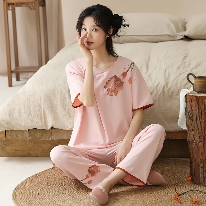 MADALLO Pajama Set Women's Light Pink-5