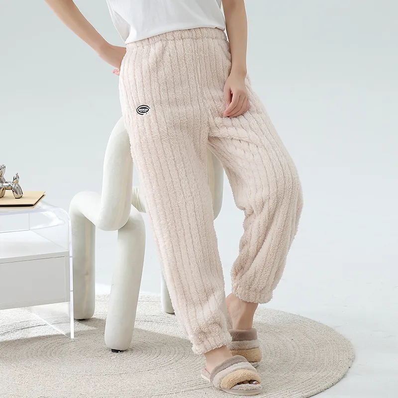 MADALLO Pajama Pants Women's Apricot-6