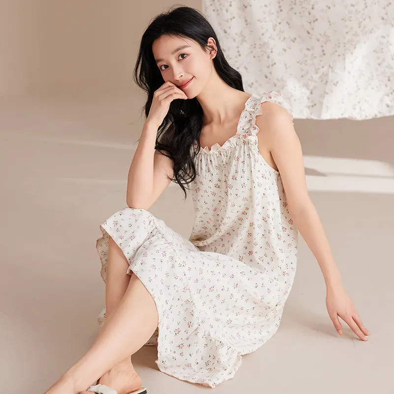 MADALLO Women's Nightgowns-5