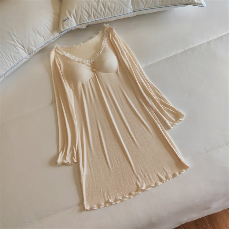 MADALLO Women's Nightgowns-23