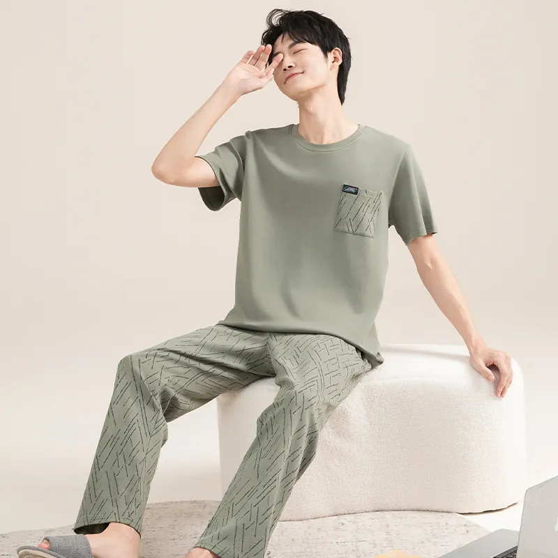 MADALLO Men Pajama Sets-5