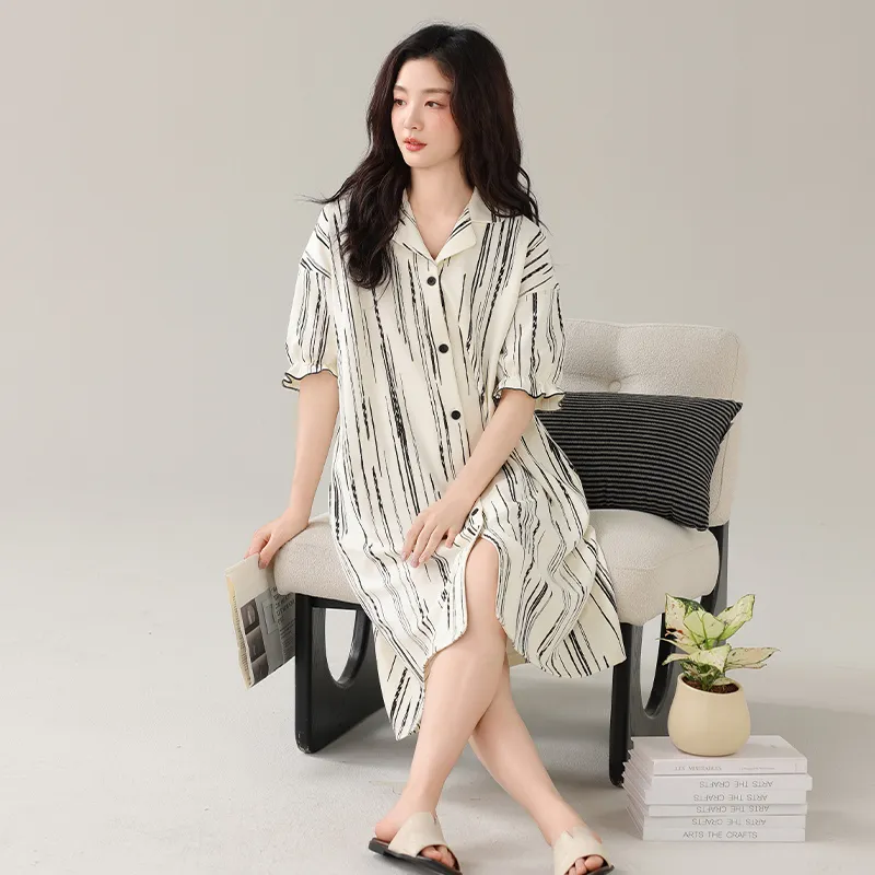 MADALLO Women's Nightgowns-4