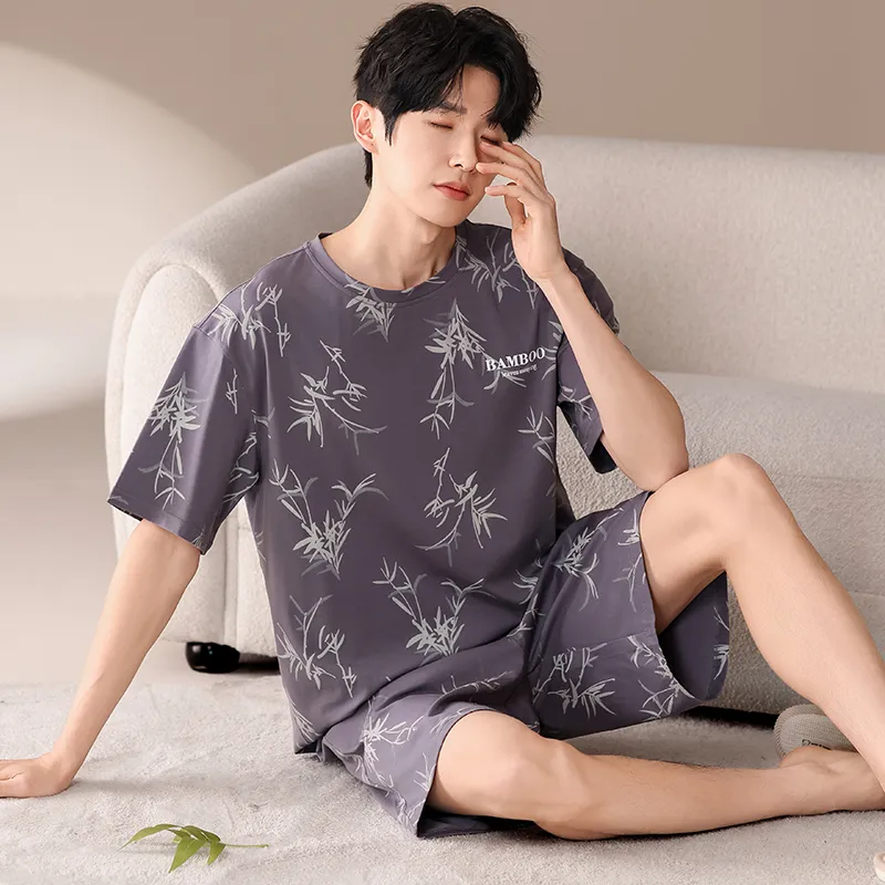 MADALLO Pajama Set Men's Dusty Blue-2