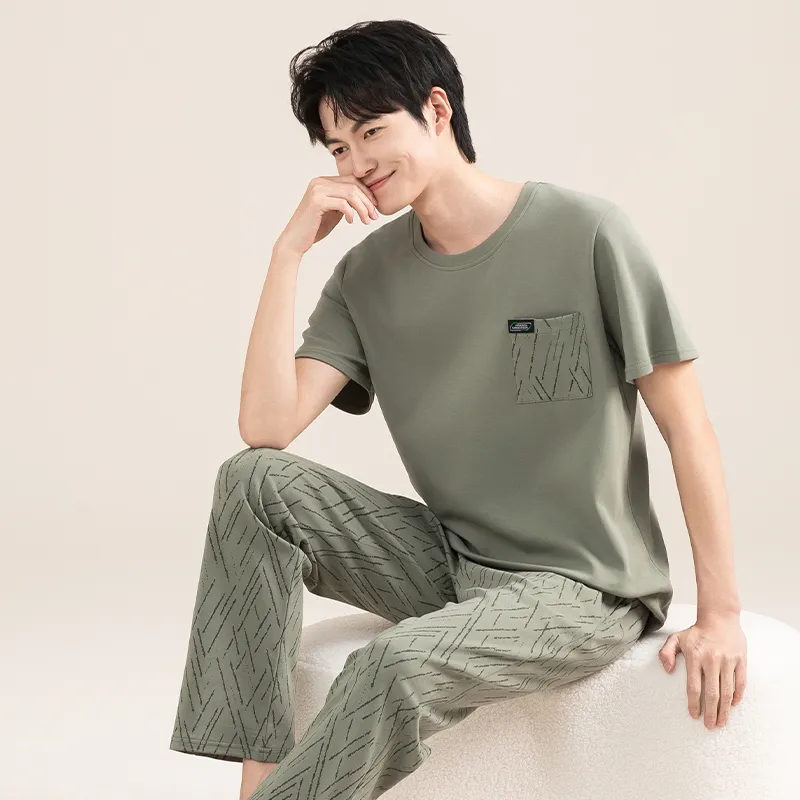 MADALLO Men Pajama Sets-7