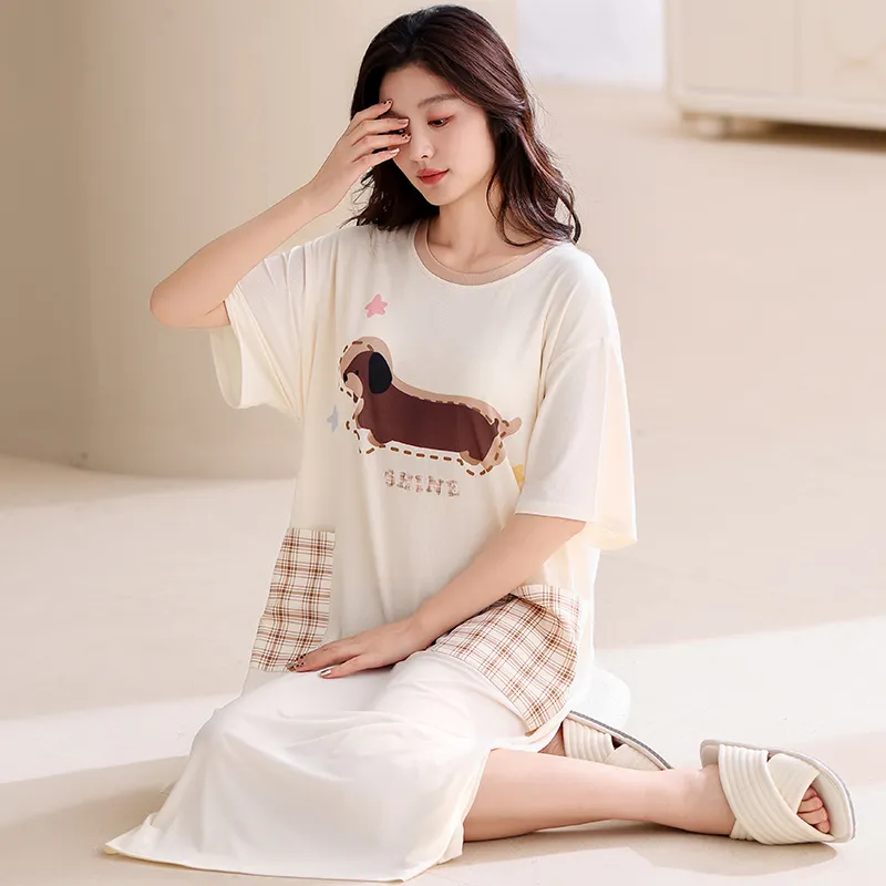 MADALLO Nightgown Women's Apricot-2